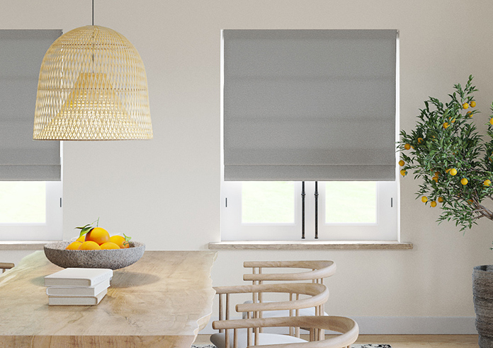 Stamford, Dove - Twist&Fit Roman Blind - Image 3